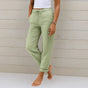 Lichte Broek met Elastische Taille voor Dames
