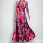 Wikkeljurk met Bloemenprint voor Dames