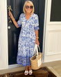 Maxi Jurk met V-Hals en Bloemenprint voor Dames