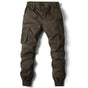 Stretch Katoenen Cargo Joggers voor Mannen
