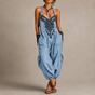 Geborduurde Jumpsuit met Losse Pasvorm voor Dames