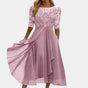 Elegante Avondjurk in Midi-Lengte voor Dames