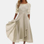 Elegante Avondjurk in Midi-Lengte voor Dames