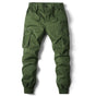 Stretch Katoenen Cargo Joggers voor Mannen