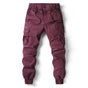 Stretch Katoenen Cargo Joggers voor Mannen