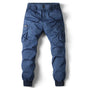 Stretch Katoenen Cargo Joggers voor Mannen
