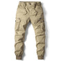 Stretch Katoenen Cargo Joggers voor Mannen