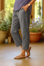 Lichte Broek met Relaxte Pasvorm voor Dames
