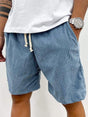 Corduroy Short met Textuur voor Heren