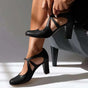 Klassieke Sandalen met Bandjes en Blokhak voor Dames