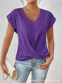 Getailleerd T-Shirt met V-Hals voor Dames