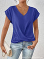 Getailleerd T-Shirt met V-Hals voor Dames
