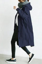 Oversized Capuchon Urban Regenjas voor Vrouwen