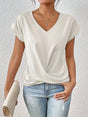 Getailleerd T-Shirt met V-Hals voor Dames