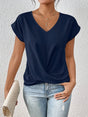 Getailleerd T-Shirt met V-Hals voor Dames
