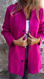 Gebreid Vest met Capuchon voor Dames