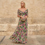 Off-Shoulder Jurk met Plooien voor Dames