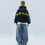 Hoodie met Liefdesbrief-Print voor Dames