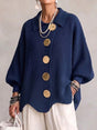 Oversized Kraag Cardigan voor Vrouwen